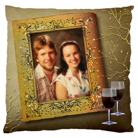 Congratulations Large Cushion Case By Deborah Front