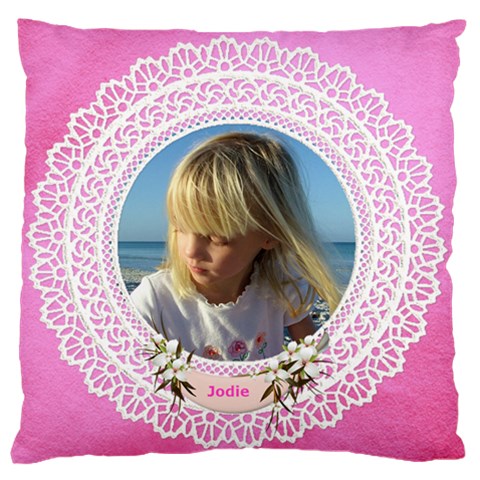 Lace Large Cushion Case (2 Sided) By Deborah Back