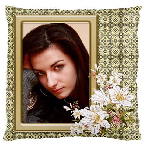 A Little Elegance Large Cushion Case (2 Sided) By Deborah Back