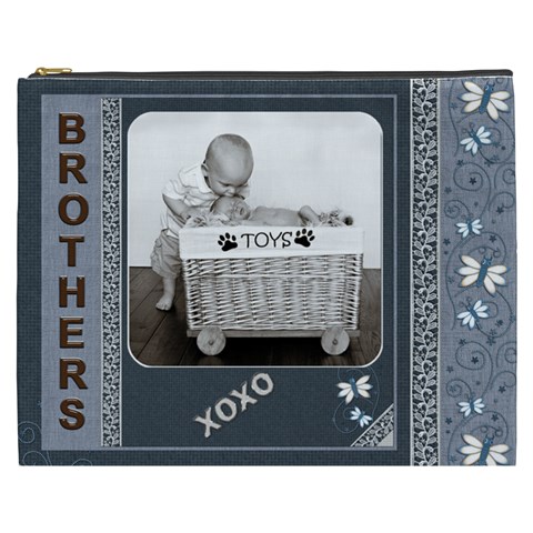Brothers Xxxl Cosmetic Bag By Lil Front