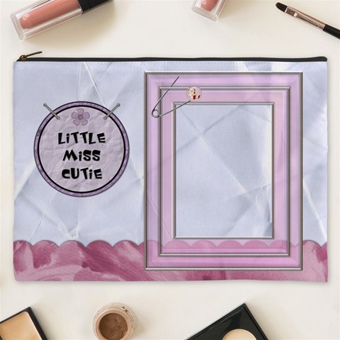Cutie Xxxl Cosmetic Bag By Lil Front