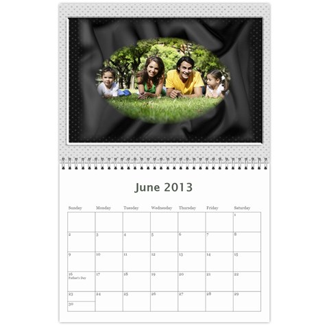 Black Elegance Custom Photo Calendar By Angela Jun 2013