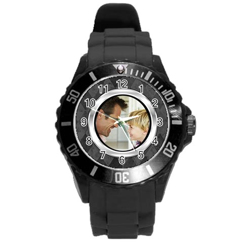 Silver/gray Photo Frame Watch By Angela Front