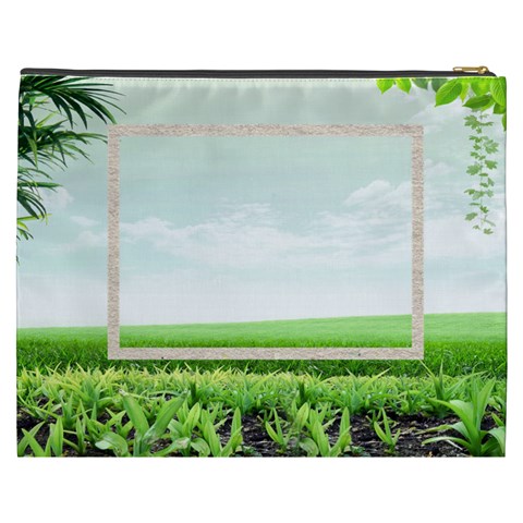 Animal Magic Xxxl Cosmetic Bag By Catvinnat Back