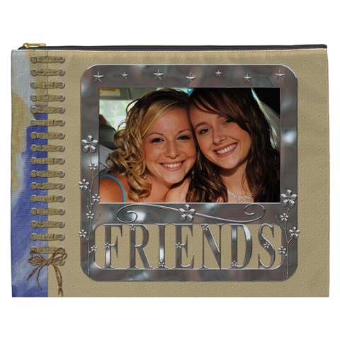 Friends Xxxl Cosmetic Bag By Lil Front
