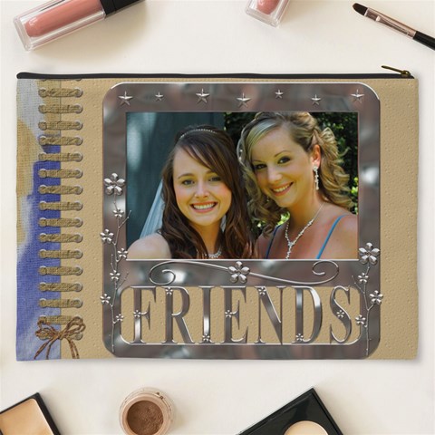 Friends Xxxl Cosmetic Bag By Lil Back
