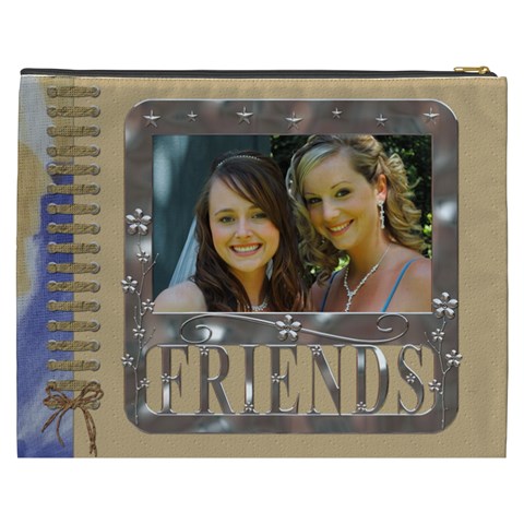 Friends Xxxl Cosmetic Bag By Lil Back