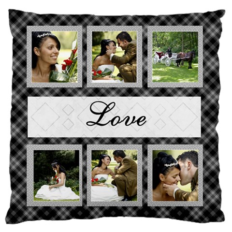 Love Large Cushion Case (2 Sided) By Deborah Front