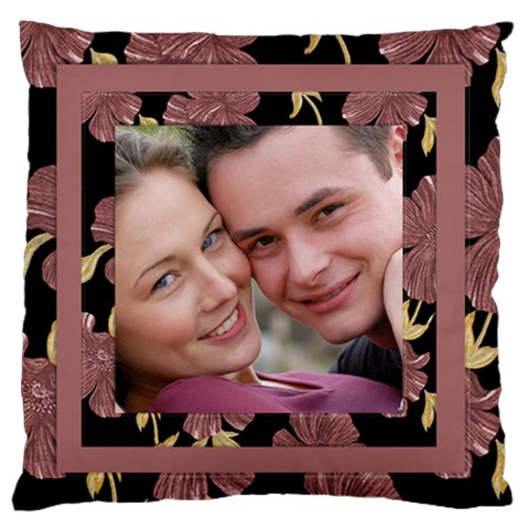 Our Love Large Cushion Case By Deborah Front