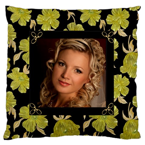 Our Poppy Large Cushion Case By Deborah Front