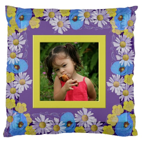 Precious Poppy Large Cushion Case (2 Sided) By Deborah Back