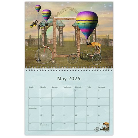 Seasonal Calendar 11 X 8 5 (12 Months) By Spg May 2025