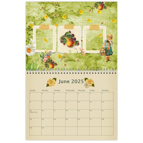 Seasonal Calendar 11 X 8 5 (12 Months) By Spg Jun 2025