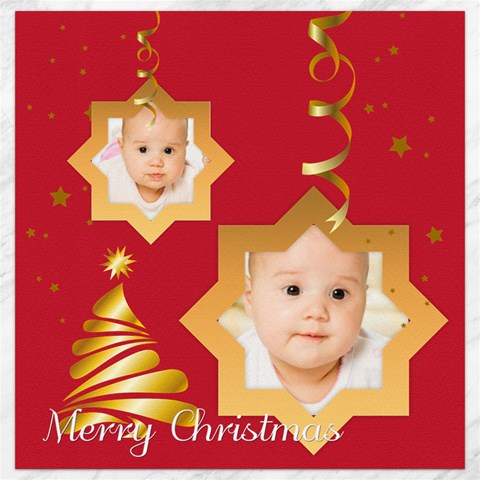 Xmas By Wood Johnson 11.4 x11.56  Canvas - 1