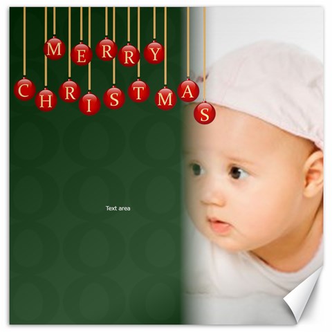 Xmas By Wood Johnson 11.4 x11.56  Canvas - 2
