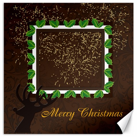 Xmas By Wood Johnson 11.4 x11.56  Canvas - 12