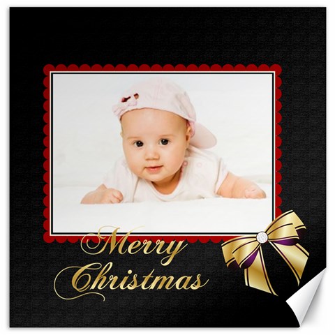 Xmas By Wood Johnson 11.4 x11.56  Canvas - 4
