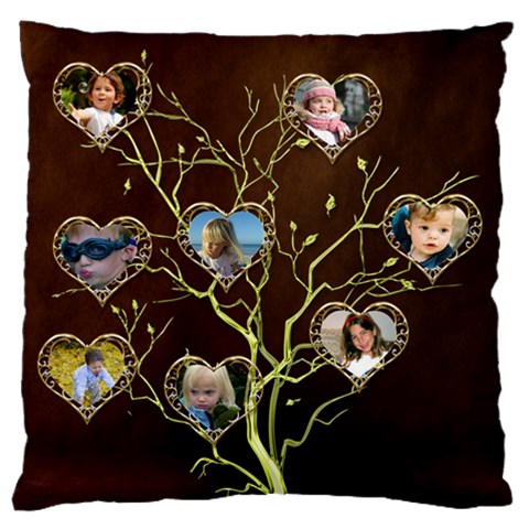 Family Tree Large Cushion Case (2 Sided) By Deborah Back