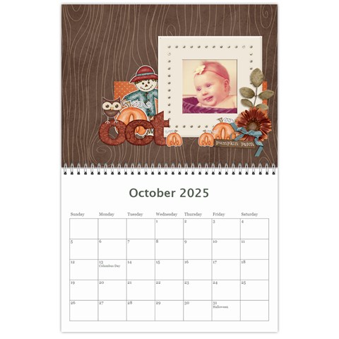 Calandar 2025 By Sheena Oct 2025