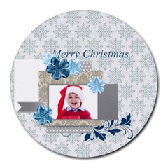 xmas - Collage Round Mousepad