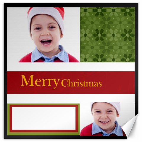 Merry Christmas By Clince 11.4 x11.56  Canvas - 14