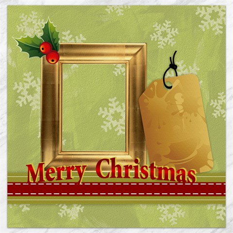 Merry Christmas By Clince 11.4 x11.56  Canvas - 16