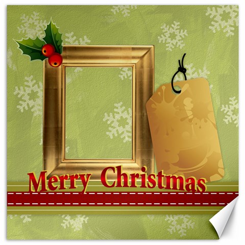Merry Christmas By Clince 11.4 x11.56  Canvas - 16
