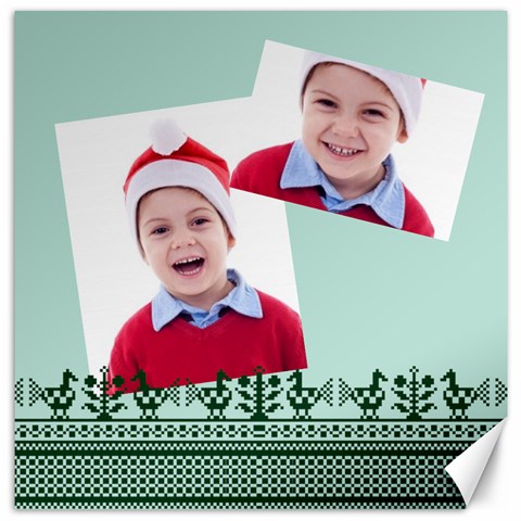Merry Christmas By Clince 11.4 x11.56  Canvas - 10