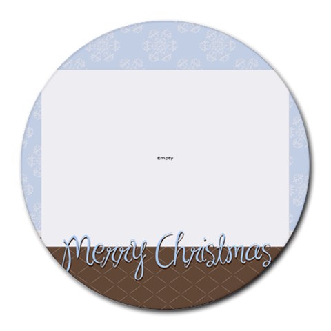 Xmas By M Jan 8 x8  Round Mousepad - 20