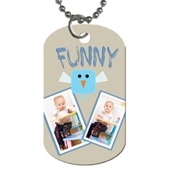 funny - Dog Tag (One Side)