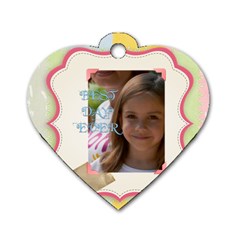 funny - Dog Tag Heart (Two Sides)