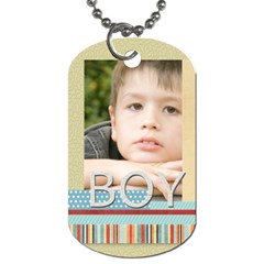 boy - Dog Tag (One Side)