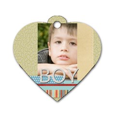 boy - Dog Tag Heart (Two Sides)