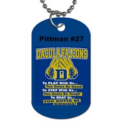 football dog tag - Dog Tag (Two Sides)