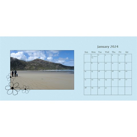 Swirls Desktop Calendar 2024 By Mim Jan 2024