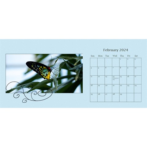 Swirls Desktop Calendar 2024 By Mim Feb 2024