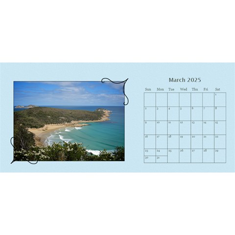 Swirls Desktop Calendar 2025 By Mim Mar 2025
