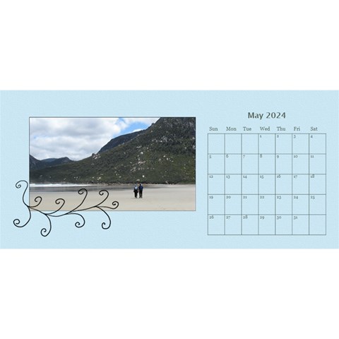 Swirls Desktop Calendar 2024 By Mim May 2024