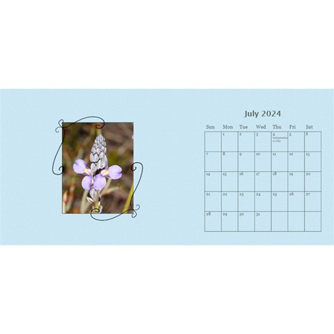 Swirls Desktop Calendar 2024 By Mim Jul 2024