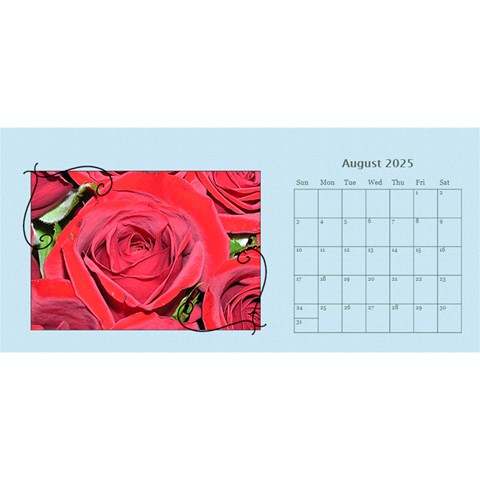 Swirls Desktop Calendar 2025 By Mim Aug 2025