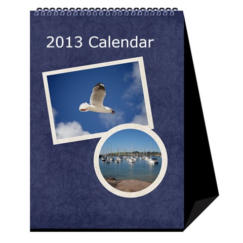 Damask Dream Desktop Calendar 2013 By Mim Cover