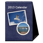 Damask Dream Desktop Calendar 2013 - Desktop Calendar 6  x 8.5 