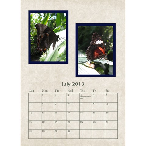 Damask Dream Desktop Calendar 2013 By Mim Jul 2013