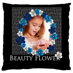 flower - Large Cushion Case (One Side)