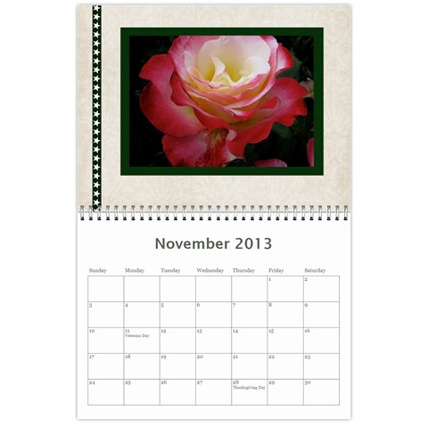 Damask Calendar For 2013 By Mim Nov 2013
