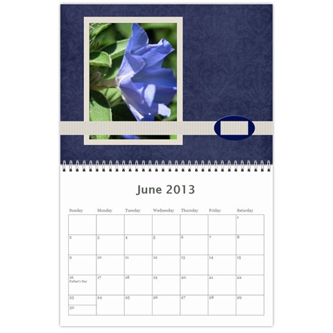 Damask Calendar For 2013 By Mim Jun 2013