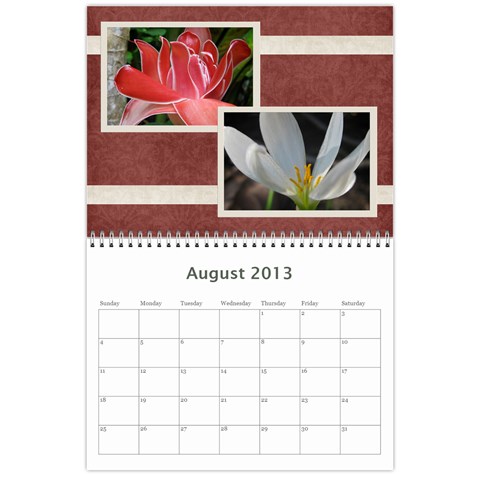Damask Calendar For 2013 By Mim Aug 2013