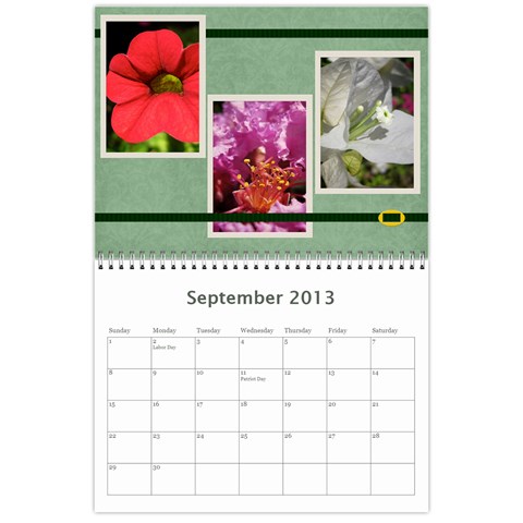 Damask Calendar For 2013 By Mim Sep 2013