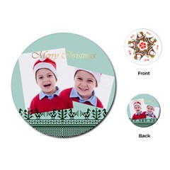 xmas - Playing Cards Single Design (Round)