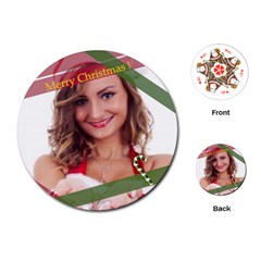 xmas - Playing Cards Single Design (Round)